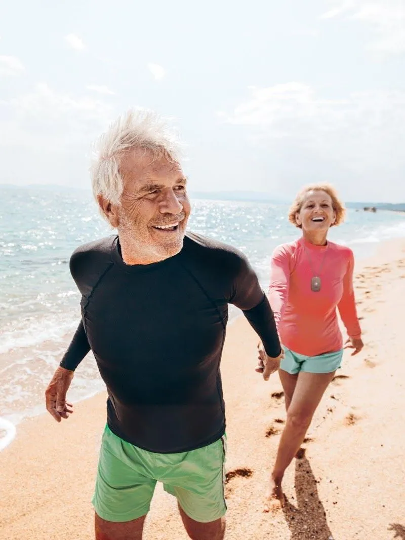 Retired Couple on Beach