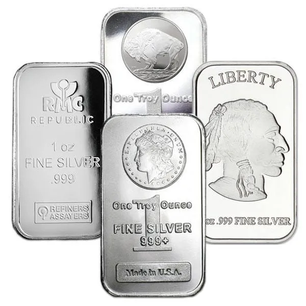 1 OZ SILVER BAR (VARIOUS)